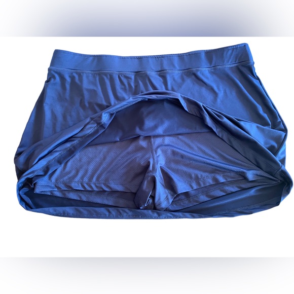 SPRING SEASON BLUE plus size XXXL sports skort with UPF 50 protection NWT - Picture 4 of 4